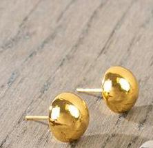 Stainless Steel Gold Stud Earrings