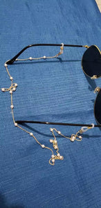 Pearl Eye Glasses Gold Chain